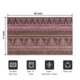 thumbnail image 5 of Brown Geometric Striped Pattern Door Rugs,Washable Non Slip Door Mats Indoor,Decorative Door Mats,Entry Mat Indoor for Entrance,Bedroom,Kitchen,Bathroom,17"x30", 5 of 6