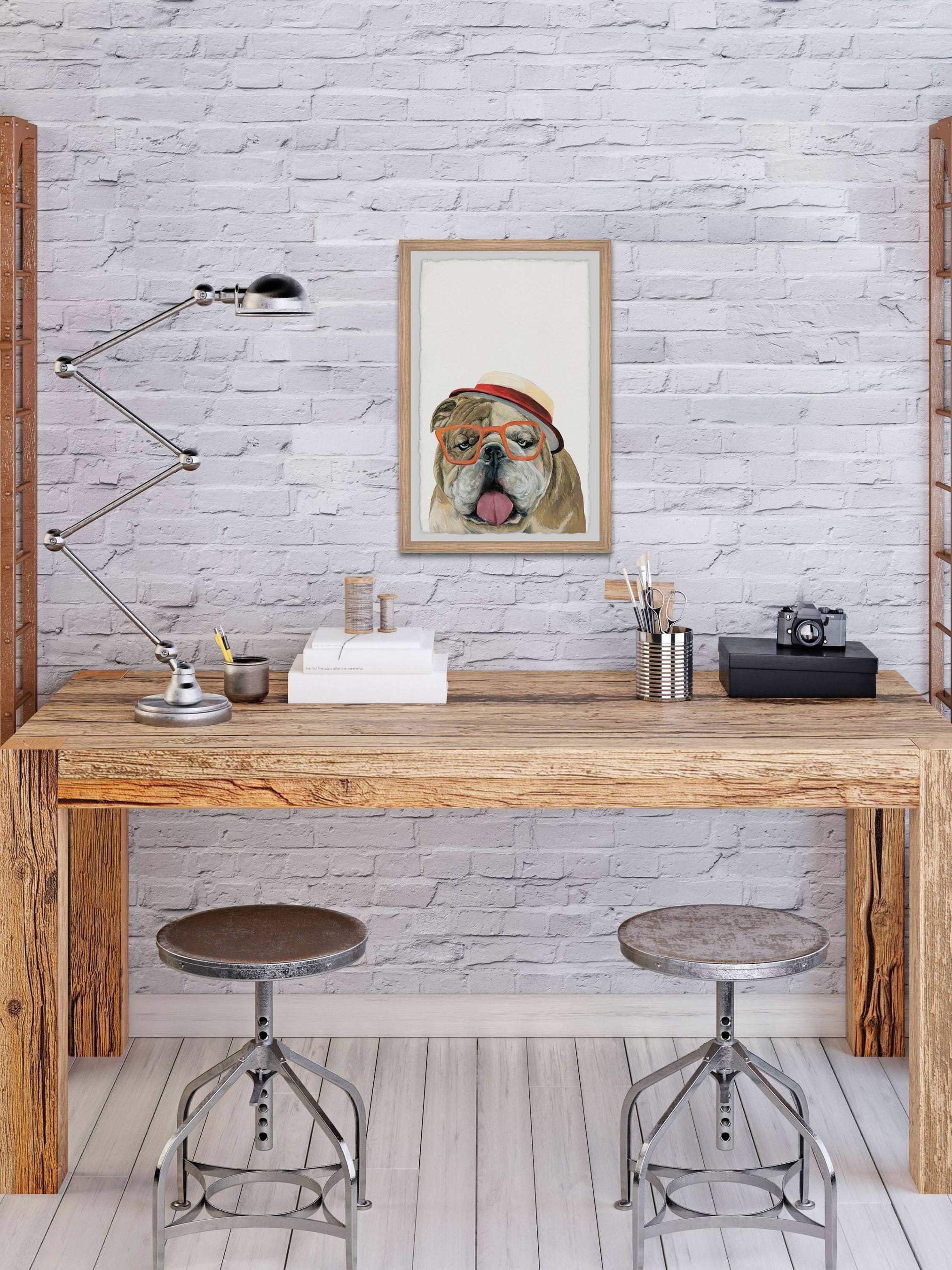 Marmont Hill "The Pack Leader" Framed Painting Art Print, 12.00" x 1.50"