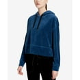 thumbnail image 2 of Calvin Klein Womens Performance Velour Cropped Hoodie, 2 of 2