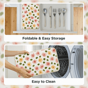 Printed Dish dry mat for Kitchen Counter 2 Pack Absorbent Reversible Drying Mats Microfiber Kitchen Countertop Protector Dishes Drying Pad Extra Large 18x24 Dish Mat