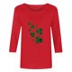 thumbnail image 2 of TaTaai Ladies St. Patrick's Day Theme Print 3/4 Sleeve Casual Tops Round Neck Loose Comfy Fashion Blouses Stretchy Breathable Daily Holiday Outfits Gift, 2 of 4