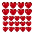 thumbnail image 1 of 23 piezas de bolas rellenables transparentes con forma de corazón, adornos, cajas de regalo con forma de corazón rojo para celebraciones de año Nuevo,, 1 of 10
