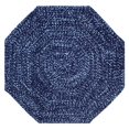 thumbnail image 2 of Better Trends Chenille Tweed Area Rug, 72" Octagonal, Navy & Smoke Blue, 2 of 4