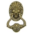 thumbnail image 1 of Lion Door Knocker 7-.50 in. Antique Brass, 1 of 1