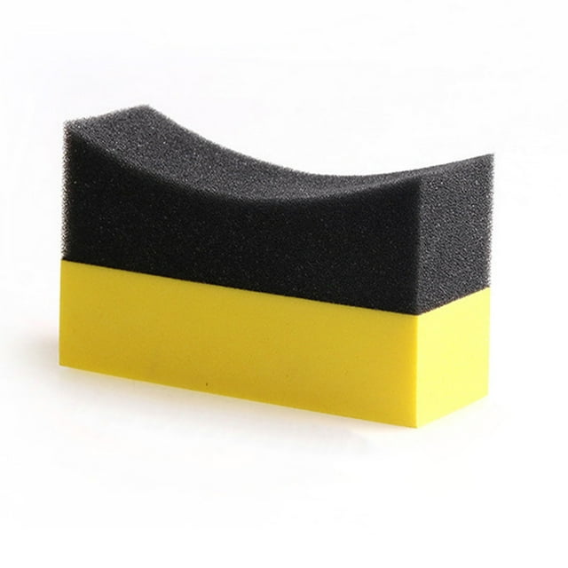 Tire Shine Applicator Pad, Multifunctional Portable Deformation Tire Shine Applicator Pad Cleaning Sponge For Car Cleaning
