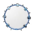 thumbnail image 1 of STARTIST 10''Handheld Tambourine for Choirs Percussion Ensembles w/ Metal Blue, 1 of 9