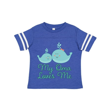 

Inktastic My Oma Loves Me Fish Gift Toddler Boy or Toddler Girl T-Shirt