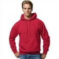 thumbnail image 1 of Hanes P170 Comfort Blend Ecosmart Pullover Hoodie Sweatshirt Size - Large - Deep Red, 1 of 4