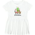 thumbnail image 3 of Inktastic My 2nd Christmas with Santa Reindeer and Tree Girls Baby Dress, 3 of 5