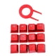 thumbnail image 3 of Teclas para Juegos, Teclas PBT con Extractor de Teclas para Mecánico Switch Vino rojo CUTICAT tapas de teclas cherry mx, 3 of 6