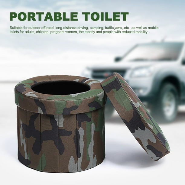 Upgrade Portable toilet Camping CoMMode, Folding Travel ...