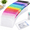 A4-36pcs, variant on A3-24pcs Extra Large Plastic Zip File Folders with Label Pocket, 16.9x12 Inch Document Storage Bags
