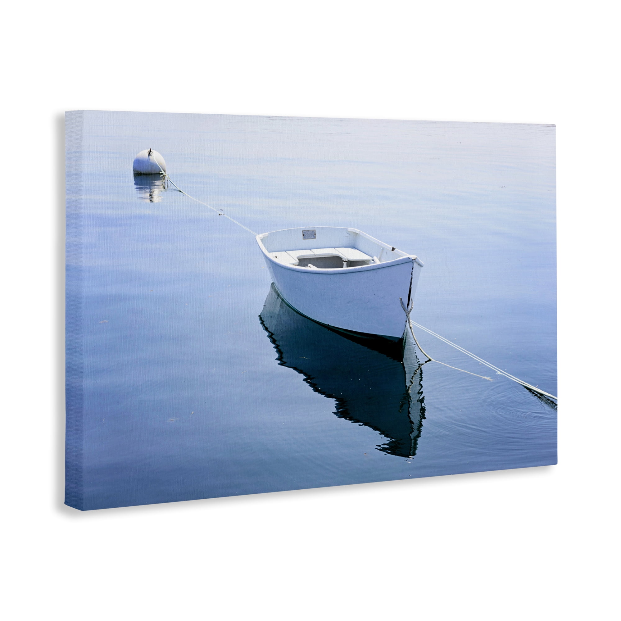 Stupell Industries Boat Tied to Dock Canvas Wall Art, design by JLM Photographs