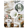 thumbnail image 4 of Cloth Napkins 1 Piece - 20x20 Inches, Marble Sage Green Washable Reusable Table Napkins, Gold White Modern Gradient Ocean Wavy Soft & Absortbent Dining Napkin for Party Wedding Hotel Restaurant, 4 of 8