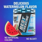BPI Sports Best Creatine - Creatine Monohydrate, Himalayan Salt - Strength, Pump, Endurance, Muscle Growth, Muscle Definition - No Bloat - Watermelon Cooler - 50 servings - 10.58 Ounce