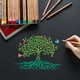 thumbnail image 4 of Plantilla para dibujar un mandala de árbol con pincel (11,7 x 8,3 pulgadas). Plantilla para pintar el Árbol de la Vida con flores, mariposas y otros elementos decorativos., 4 of 9