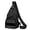 Black, variant on ibiyuan Crossbody Bags for Women Men Sling Bag Classic Nylon Single Shoulder Crossbody Messenger Bag for Men Women, Lightweight Daily Travel Sling Storage Purse
