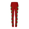 thumbnail image 5 of Irish Flag Shamrock Print High Waisted Trousers for Women Stretchy Leggings Tummy Control Compression Bottoms St. Patrick's Day Outfits, 5 of 6