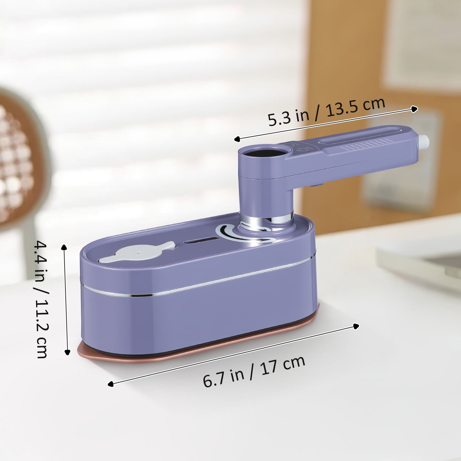 Supvox Ultralight Travel Iron Steamer with Powerful Steam and Rotatable Handle for Home Use