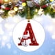 thumbnail image 4 of 2024 26 Letter Christmas Snowman Christmas Pendant - Acrylic Car Pendant Saint, 4 of 5