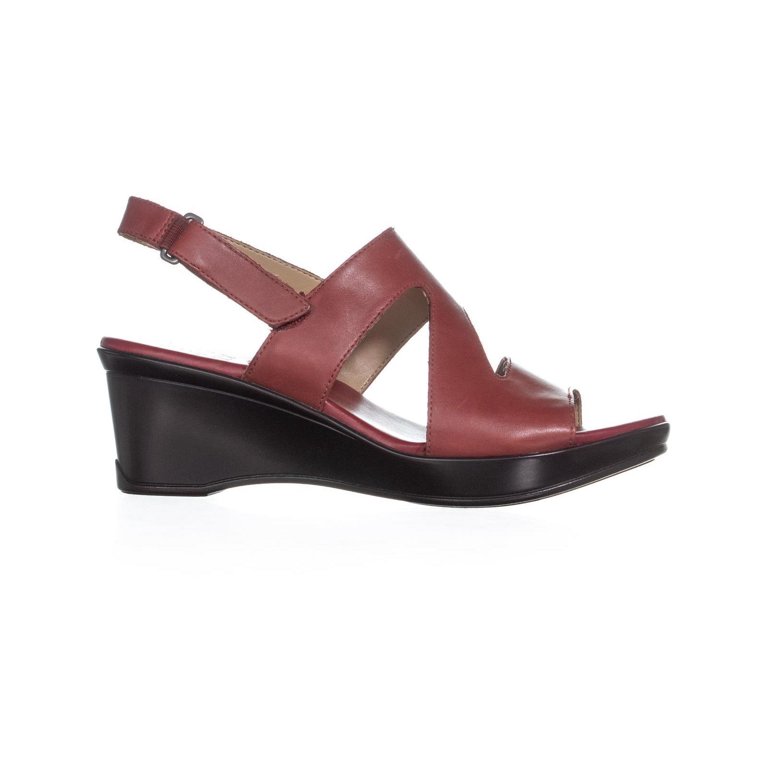 Womens naturalizer Valerie Wedge Sandals Dark Venom Walmart