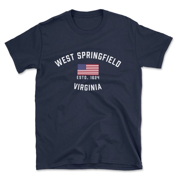 West Springfield Virginia Patriot Men's Cotton T-Shirt