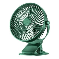 MERILER Clip-On Fan with 3 Speeds and Ultra-Quiet Operation, USB Powered for Office, Bedroom, and Stroller Use