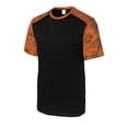thumbnail image 1 of Gravity Threads T-Shirt Athlétique CamoHex - Noir/orange Néon - 3X-grand, 1 of 1
