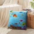 thumbnail image 4 of LALILO Throw Pillow Covers Sea Life Sea Life Cartoon Pirate Child Cushion Cover 18" x 18", 122 Pack, 4 of 6