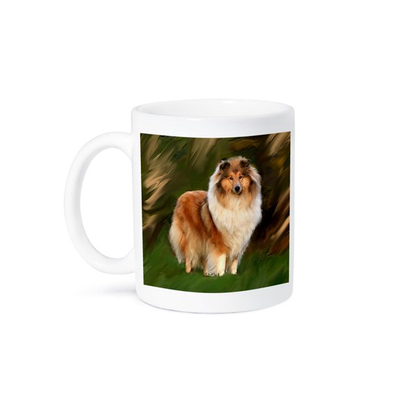 3dRose, Collie, 15oz Mug