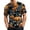Black, variant on Halloween Shirts for Men Short Sleeve Round Neck Pumpkin Bat Print Pullovers Causal Loose Funny T Shirts, S