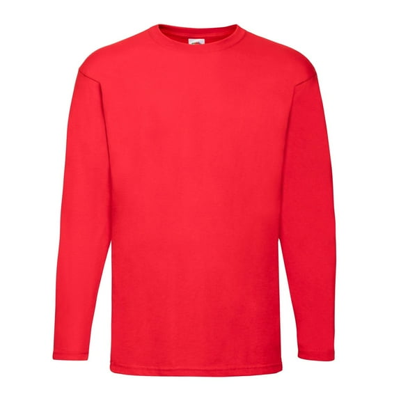 Fruit of the Loom Mens Valueweight Long-Sleeved T-Shirt