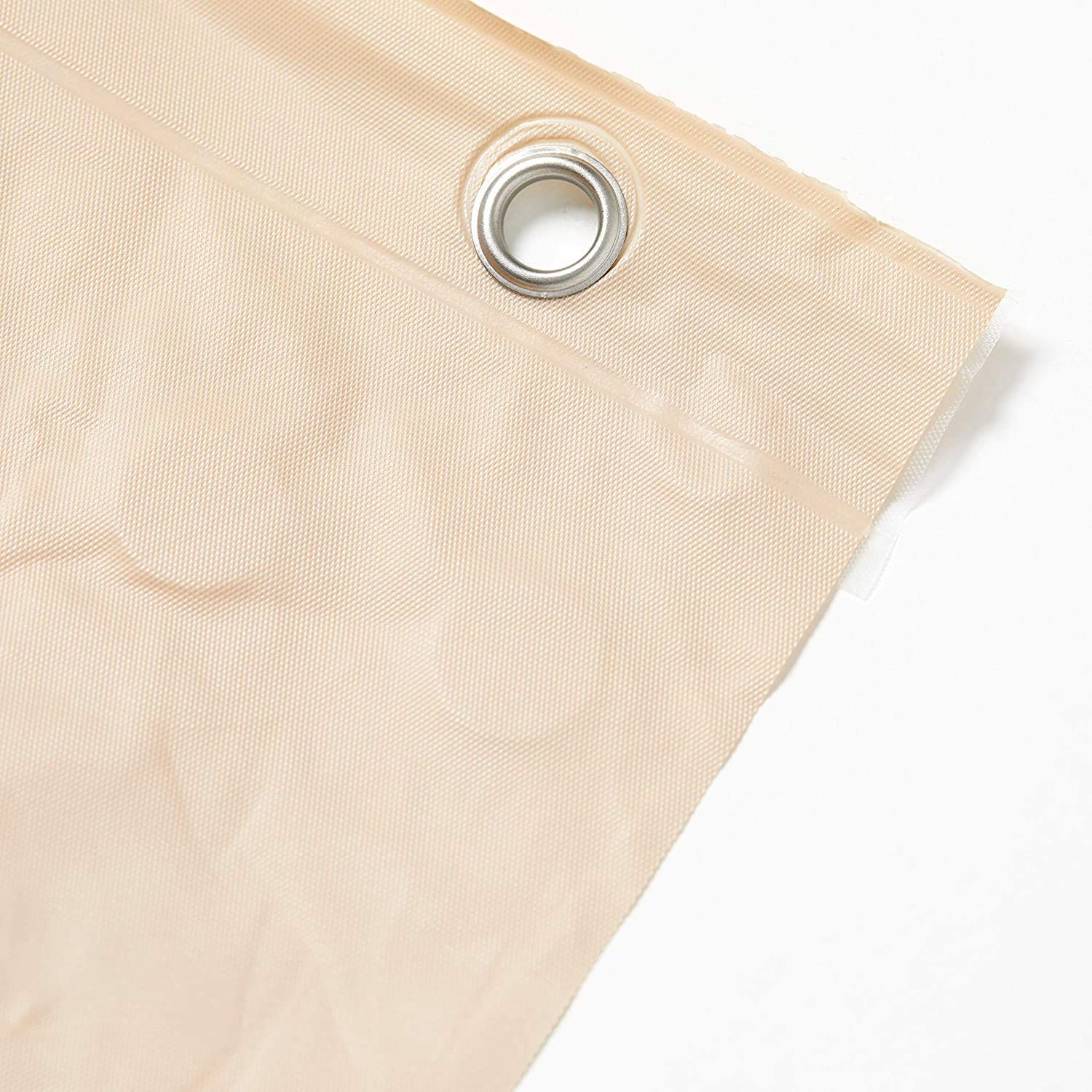 Wyndon Vinyl Beige Shower Curtain Liner Bathroom Shower Liner Peva