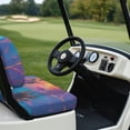 thumbnail image 6 of Pzuqiu Golf Cart Seat Covers Breathable, Compatible with Outdoor Golf Carts, Golf Cart Seat Covers Kit Fit for Ezgo Most Club Cars Golf Carts(Palm trees 2 Pack), 6 of 9