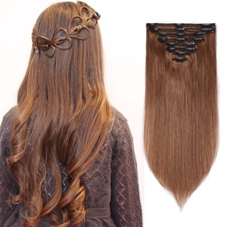S Noilite Clip In 100 Remy Human Hair Extensions Grade 7a Quality