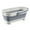 Gray-GY-home supplies, variant on LEFTHIGH Home Large Collapsible Mop Bucket Collapsible Bucket 4.2Gallon(17L) with Handle for House Cleaning, Space Saving Outdoor Multiuse Foldable Water Pail for Camping Room Decor