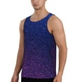 thumbnail image 2 of Lsque Neon Glitter Pattern Mens Tank Tops Muscle Athletic Quick Dry Sleeveless Workout Fitness T Shirts Beach Tank Top, Loose-fit Sleeveless Shirt for Men-XX-Large, 2 of 7