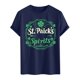 thumbnail image 4 of El Día de San Patricio de los Hombres de Manga Corta Casual Cuello Tripulación Impreso Top, Camiseta de Moda para la Fiesta Y Diario, 4 of 8
