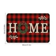 thumbnail image 3 of Merry Christmas Doormat, Christmas Non-Slip Door Mat for Front Door Outdoor Bathroom Bedroom Decor, 20x30in, 3 of 7