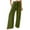 506_Army Green, variant on Pants for Womens Cotton Casual Loose Pants Comfy Work Pants With Pockets Elastic High Waist Paper Bag Drawstring Pants Pink XXXL Trousers