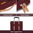 thumbnail image 2 of MOSISO Laptop Sleeve Carrying Case Compatible with 13-13.3 inch MacBook Air 13 / Pro 13 / Pro 14/ HP Dell Asus Acer Lenovo Notebook, 360 Protective Computer Handbag Briefcase with Handle, 2 of 7