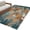 Green, variant on Blue Yellow Copper Rust Area Rug 5x8 Washable Rug Non Slip Vintage Industrial Mottled Abstract Large Area Rug Soft Stainresistant Indoor Floor Carpet for Living Room Bedroom Office Dining Room