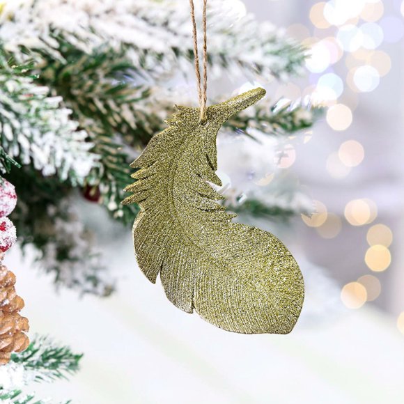 YYHDS Glitter Christmas Tree Ornament Set Lightweight Wall Hanging Ornaments for Kids and Home Decor, Ideal for Christmas Door Decorations and Festive Holiday Decor Clearance Sales Today Deals Prime