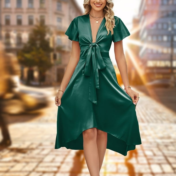 Vestidos Casuales Modelos De Vestidos Con Manga Corta Vestidos Con