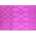 thumbnail image 1 of Ahgly Company Indoor Rectangle Solid Pink Modern Area Rugs, 7' x 9', 1 of 4
