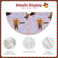 thumbnail image 3 of Bingfone Christmas Tree Skirt Mat Christmas Decoration Interior 30" -German Shepherd Dog, 3 of 6