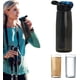 thumbnail image 1 of Botella de agua con filtro de 650 ml, botella de agua reutilizable con filtro para viajes y camping (negro), 1 of 3