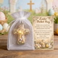 thumbnail image 4 of Cadancy Easter Religious Gifts Pocket Hug Cross with Greeting Card Christian Jesus Keepsake Ornament Church Sunday School Party Favors for Friends Family, 4 of 5