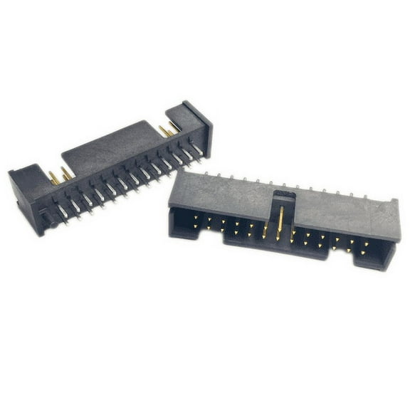 111636-6  Connector cross to 5103308-6 Conn Shrouded Header HDR 26 POS 2.54mm Solder ST Thru-Hole