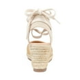 thumbnail image 4 of Journee Womens Monte Wedge Heel Espadrille Sandals, Widths Available, 4 of 10